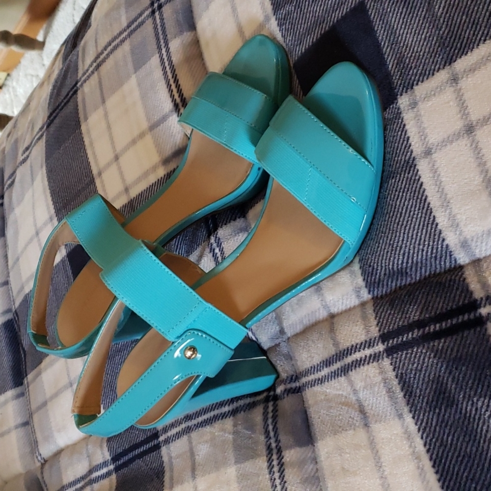 Liz Claiborne Blue Sandals